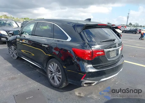 2018 Acura Mdx Technology Entertainment Pkgs из США, поврежденный, VIN 5J8YD4H73JL017988